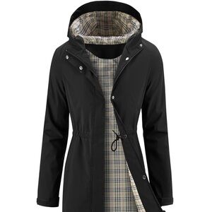 Women's Black Wind/Rain Jacket